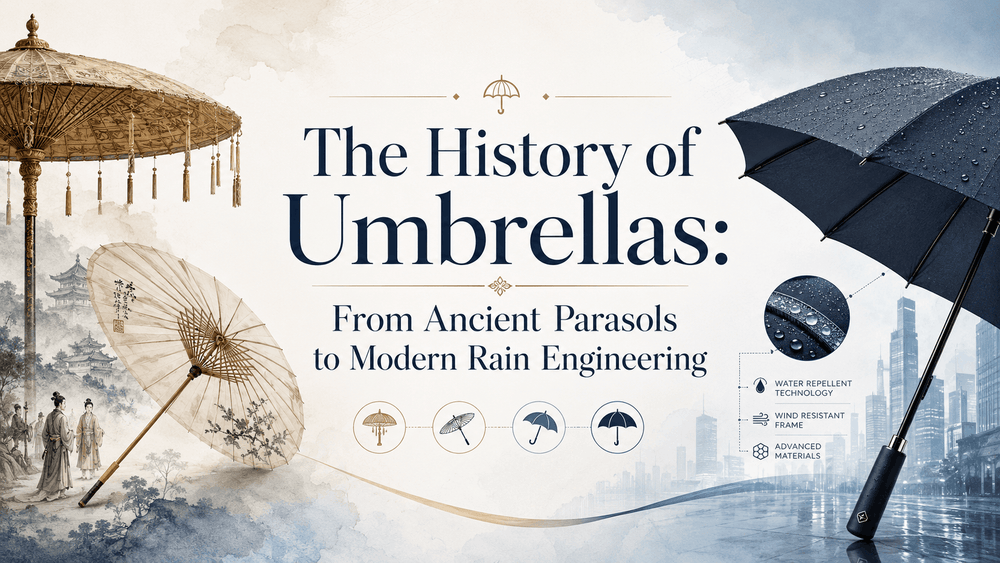 The History of Umbrellas: From Ancient Parasols to Modern Rain Engineering
