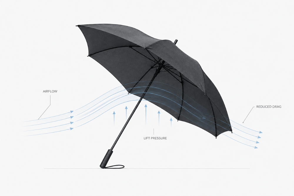 Why Umbrellas Flip Inside Out