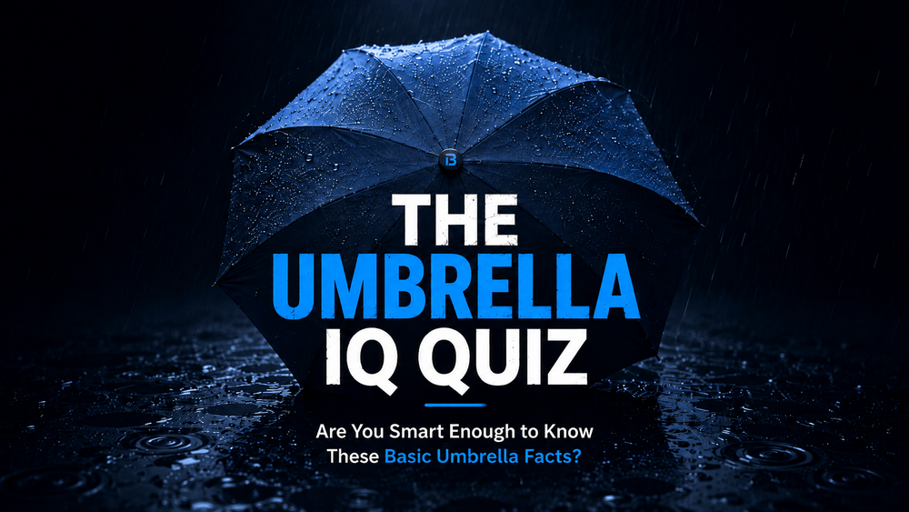 The Umbrella IQ Quiz: Are You Smart Enough to Know These Basic Umbrella Facts?